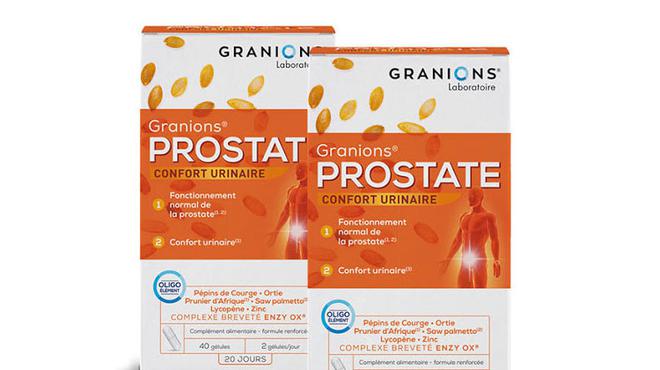 Rappel produit : Prostate x40 gélules et Prostate lot de 2 de marque GRANIONS