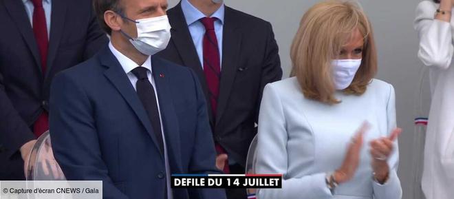VIDEO – Quand Brigitte Macron swingue au son d'une fanfare du 14 juillet