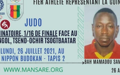 Mamadou Samba Bah éliminé de la 32è édition des jeux olympiques de Tokyo