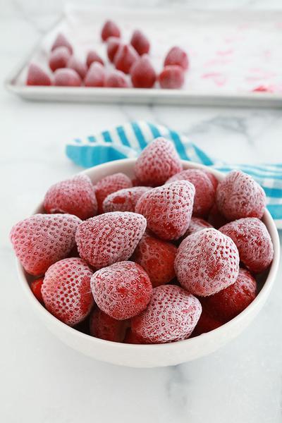 Comment congeler les fraises ?