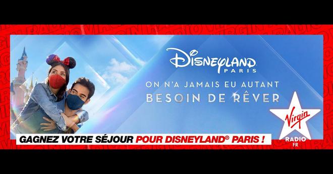 Virgin Radio vous offre un séjour pour deux personnes à Disneyland® Paris !