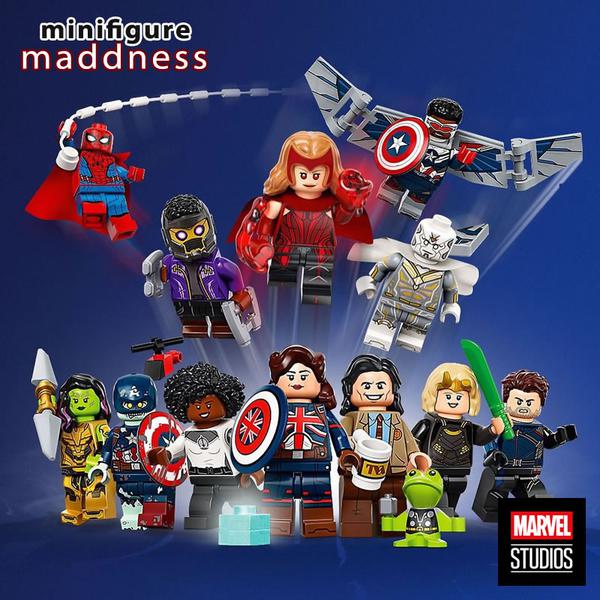 Chez Minifigure Maddness : Les boites de minifigs LEGO Marvel Studios (71031) sont en précommande