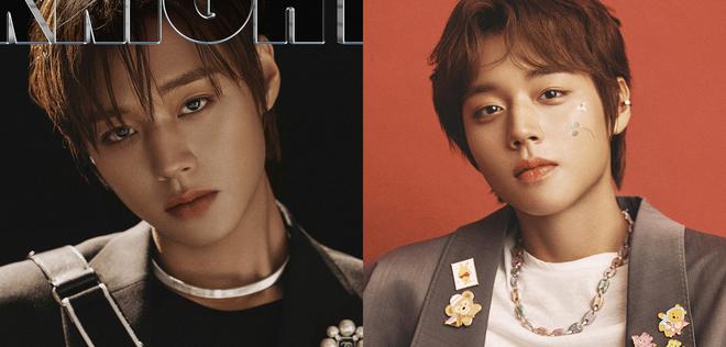 PARK JIHOON pose en couverture de KNIGHT