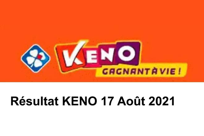 Résultat Keno 17 août 2021 tirage FDJ du jour avec Joker+ et codes loto gagnants