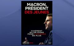 Présidentielle 2022 : les jeunes avec Macron reprennent les codes de Netflix pour une affiche de soutien