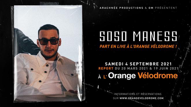 Soso Maness part en live à l’Orange Vélodrome de Marseille samedi 4 septembre