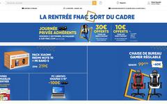 Code promo Fnac 10€ à 30€ offerts pour la rentrée Septembre 2021