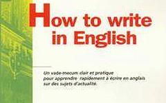 Jean Max Thomson, How to write in English