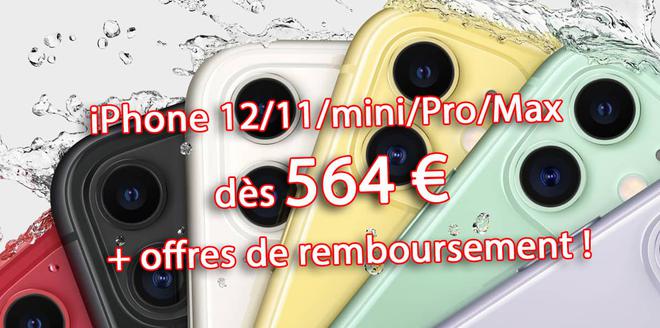???? Promo : iPhone 11/Pro/Max dès 564€ – iPhone 12/mini/Pro/Max dès 593€