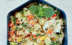 Recette lunch Box Chou-Fleur sauté aux crevettes