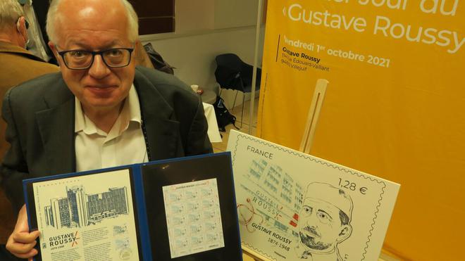 Val-de-Marne : précurseur dans le traitement du cancer, Gustave Roussy a désormais un timbre à son effigie