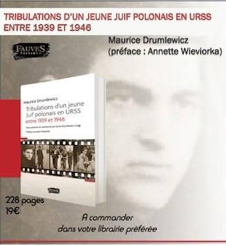 Note de lecture d’Alain Herbeth. Tribulations d’un jeune juif polonais en URSS, entre 1939 et 1946