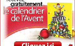 DEMANDEZ VOTRE CALENDRIER DE L’AVENT M&M’S !