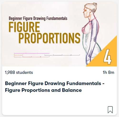 SKILLSHARE - BEGINNER FIGURE DRAWING FUNDAMENTALS - FIGURE PROPORTIONS AND BALANCE.2021.ENGLISH.VOST...