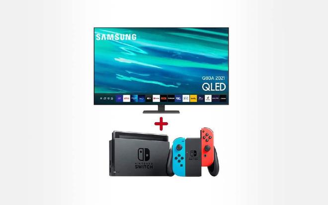 C'est déjà le Black Friday avec ce pack TV Samsung QLED Q80A + Nintendo Switch à 999 €