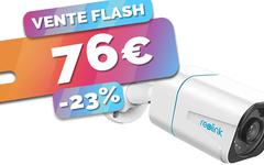 La caméra 4K Reolink et son système de détection Homme/voiture est en VENTE FLASH à seulement 76€ (-23%)????