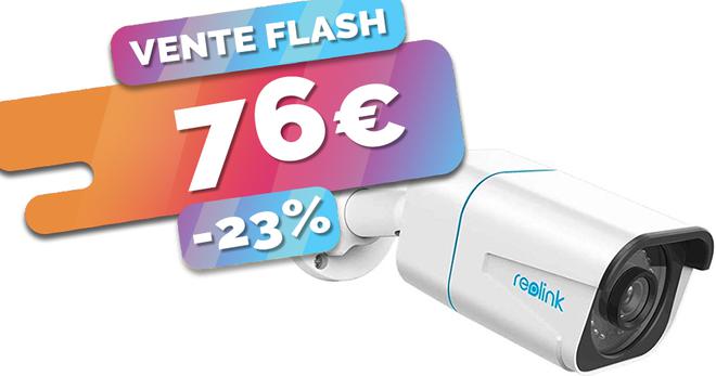 La caméra 4K Reolink et son système de détection Homme/voiture est en VENTE FLASH à seulement 76€ (-23%)????