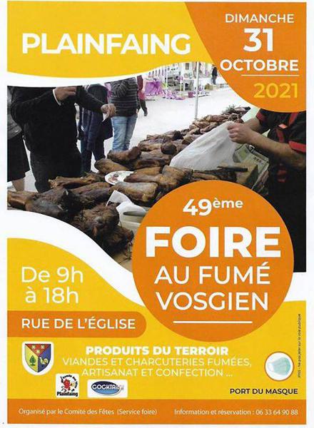 Plainfaing – La 49ème foire au fumé vosgien, c’est ce dimanche !