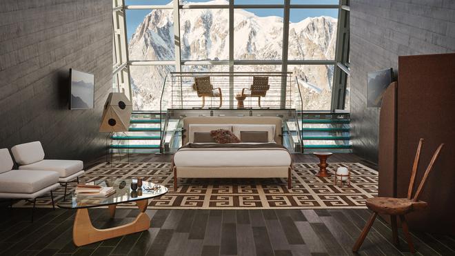 Une suite privée panoramique à louer sur Airbnb face au Mont Blanc