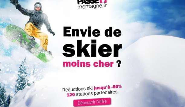 Badge Forfait ski Passe Montagne avec 50% de réduction : 15€ au lieu de 30 les deux cartes