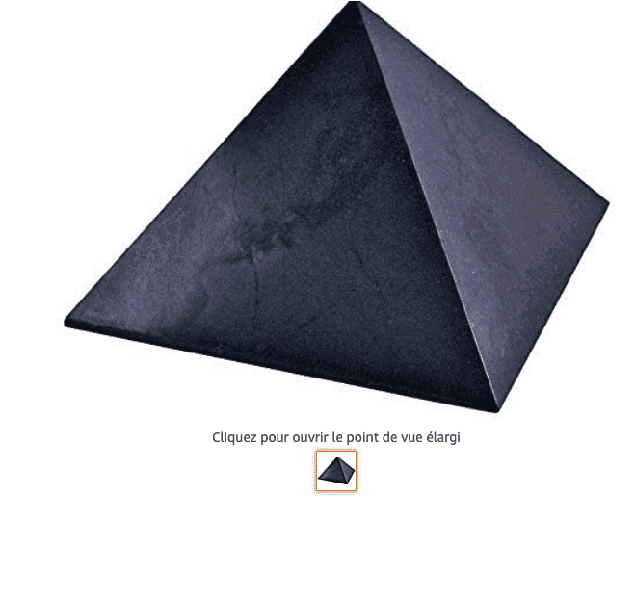 Pyramide en shungite : cette pierre précieuse qui neutralisent les ondes électromagnétiques
