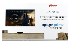 Free offre Amazon Prime (Vidéo, Musique, stockage photo, Gaming, livraison rapide…) avec la Freebox Révolution