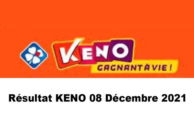 Résultat KENO 8 décembre 2021 tirage FDJ Midi et Soir [Tirage Complet]