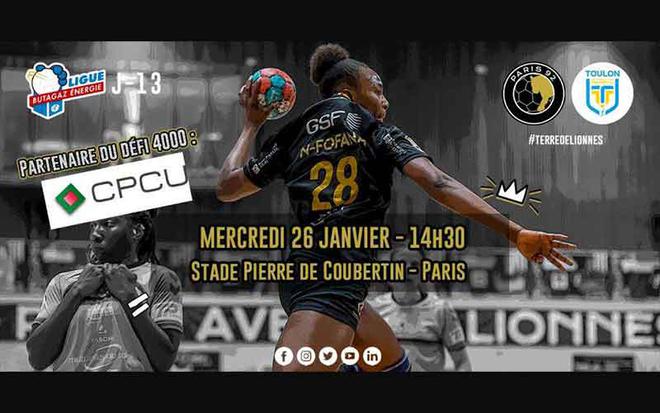 Match de handball Paris – Toulon gratuit au stade Pierre de Coubertin