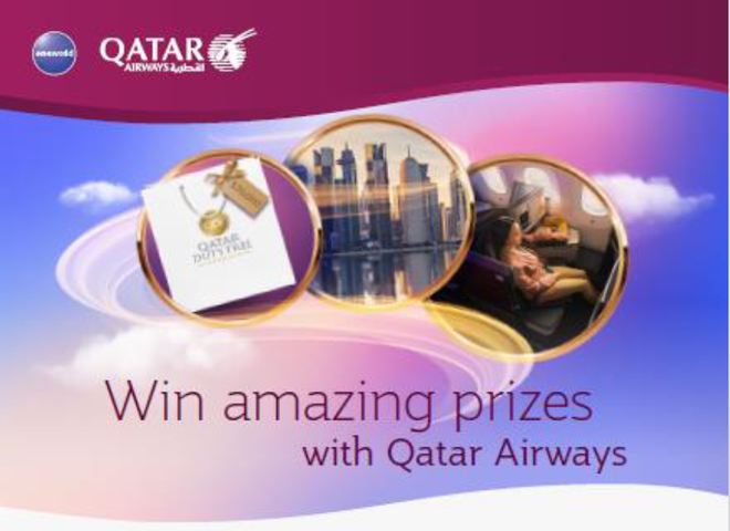 Win Amazing Prizes with Qatar Airways
