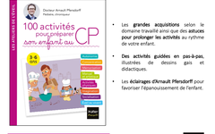 Le nouveau livre du Dr A.Pfersdorff: 100 activités pour préparer son enfant au CP