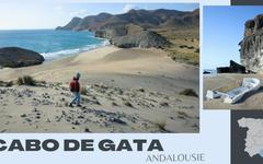 Le parc naturel Cabo de Gata-Nijar vers Almeria