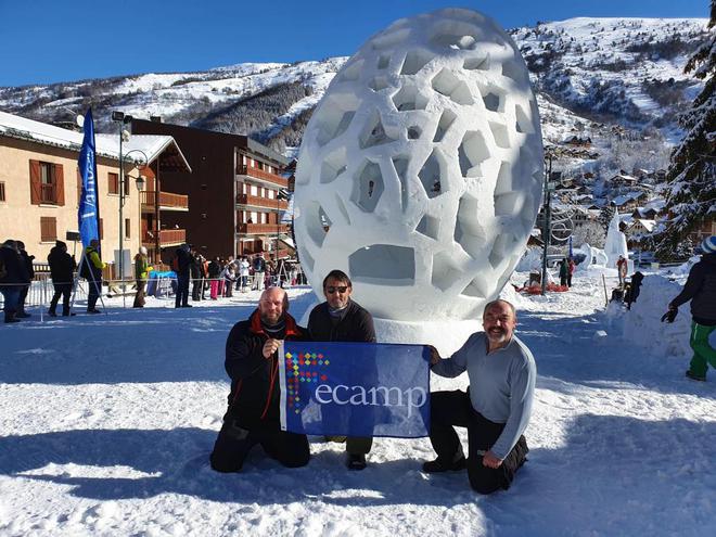 Denis Magnan et ses complices de Fécamp vont sculpter la neige et la glace, au concours de Valloire