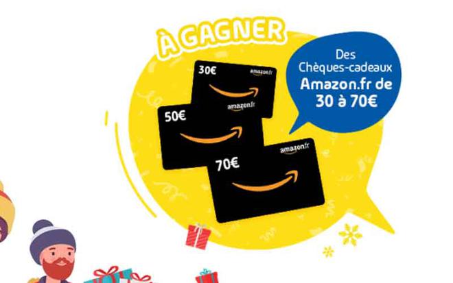 16 chèques-cadeaux Amazon offerts