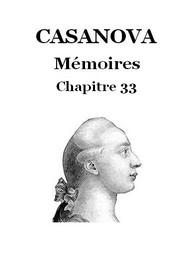 Livre audio gratuit : CASANOVA - MéMOIRES – CHAPITRE 33