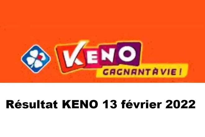 Résultat KENO 13 février 2022 tirage FDJ Midi et Soir [Tirage Complet]