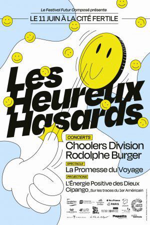 Rodolphe Burger et Choolers Division en concert à la Cité Fertile pour Les Heureux Hasards