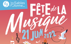 Les Sables-d’Olonne Vendée. Programme de la Fête de la Musique 21 juin 2022