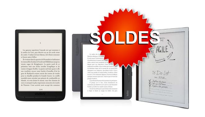 Soldes 2022 sur les liseuses et les ebooks Kindle, Kobo, Vivlio et Bookeen