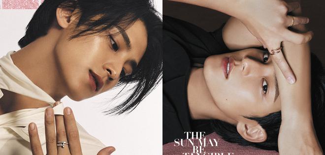 Mingyu (SEVENTEEN) pose en couverture de DAZED KOREA pour Cartier