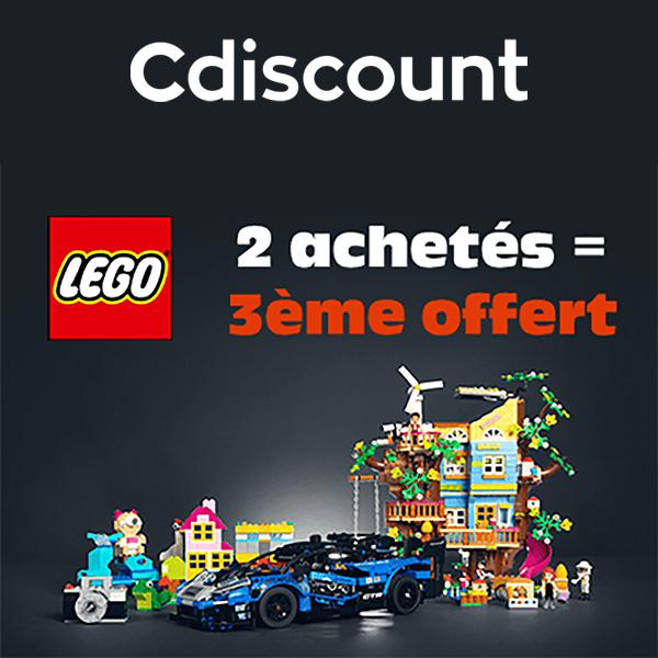 Black Week chez Cdiscount : 2 produits LEGO achetés, le 3ème offert