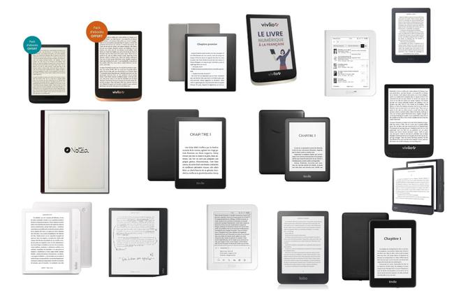 Liseuse pas chère (réduction) : Kindle Paperwhite, Kindle, Vivlio Touch Lux 5