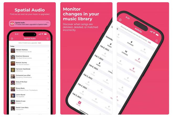 Une application suit le catalogue de chansons Spatial Audio sur Apple Music