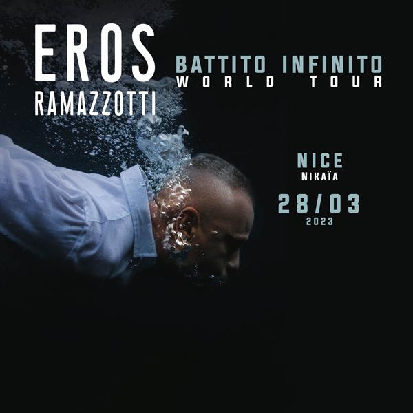 Eros Ramazzotti sera en concert à Nice au Palais Nikaïa le 28 mars