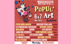 1ère édition du festival Popul’Art les 6 et 7 mai !