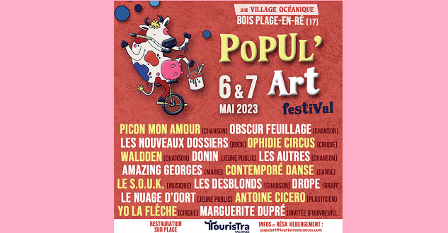 1ère édition du festival Popul’Art les 6 et 7 mai !