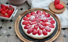 Sablé breton aux fraises de Cyril Lignac