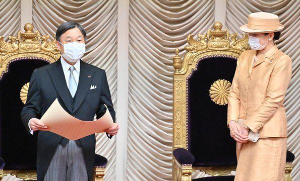 Japanese Emperor and Empress attended the parliament's 130th anniversary ceremony