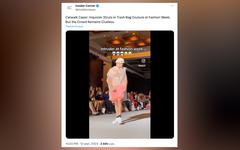 New York : habillé d’un sac poubelle, il s’incruste sur le podium d’un défilé de mode lors de la Fashion Week (Vidéo)