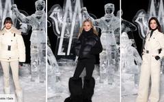 PHOTOS – Kate Moss, Anne Hathaway, Nina Dobrev… Les stars bravent le froid avec style au défilé Moncler Grenoble