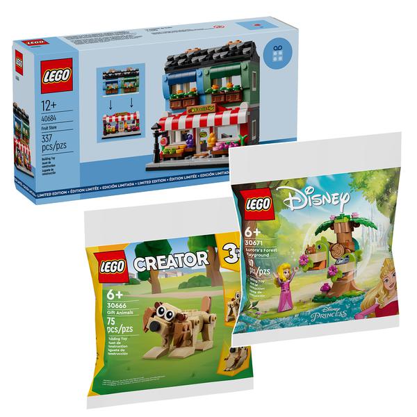 Sur le Shop LEGO : le set 40684 Fruit Store et deux polybags sont offerts